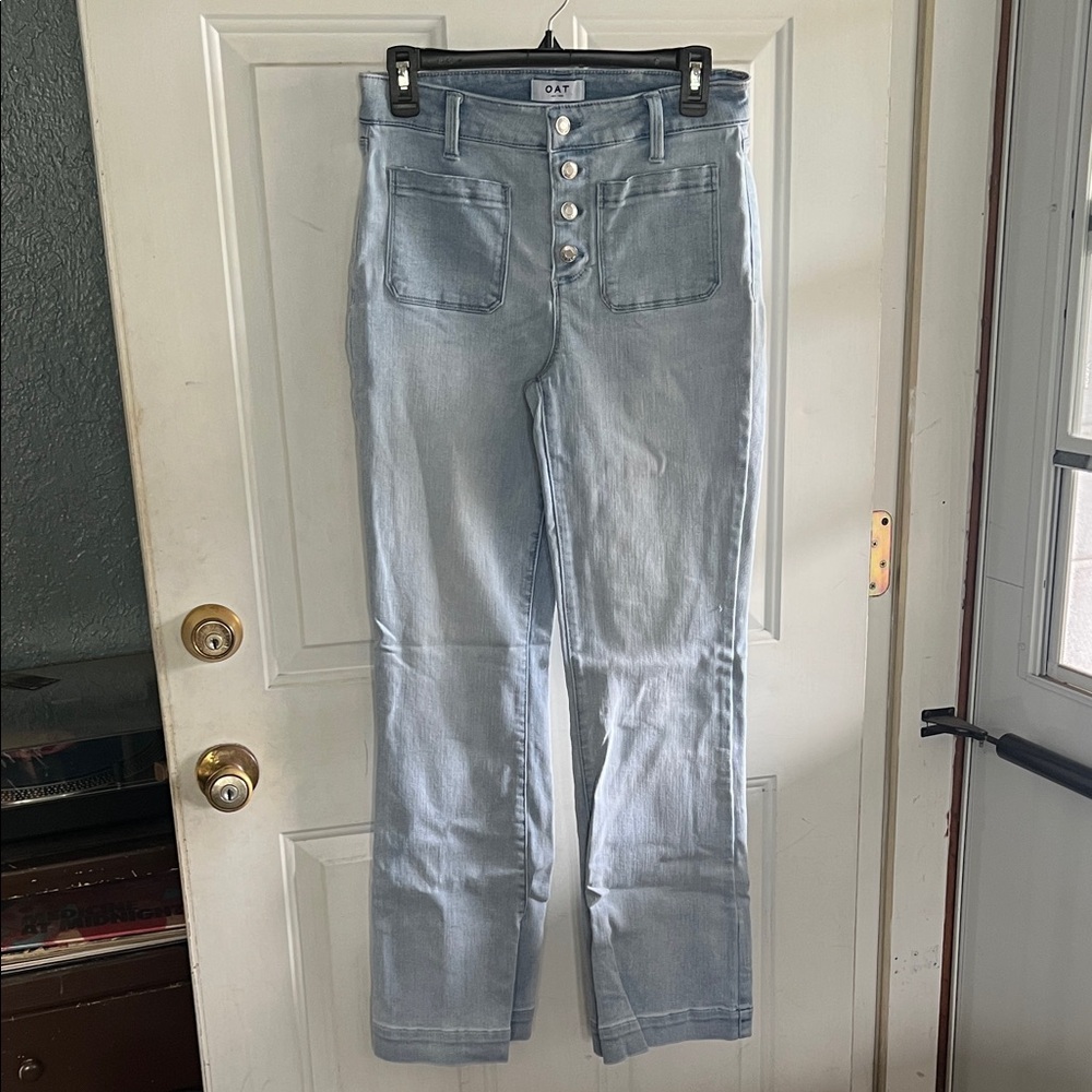 OAT Brand Light Blue High-Waisted Women's Jeans Sz 29 Casual Denim